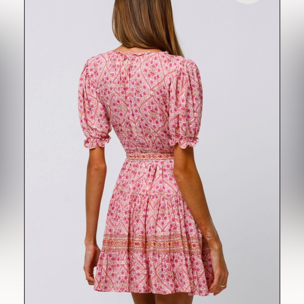 BEACHGOLD Ava Mini Dress in Dephina XS - Picture 3 of 7